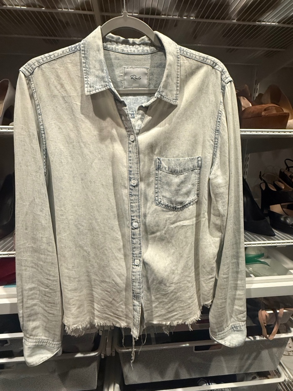 Rails Denim Shirt M
